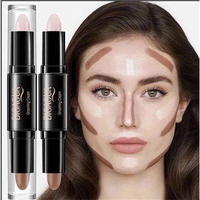 Консилер для контуринга лица и глаз двусторонний 2/1