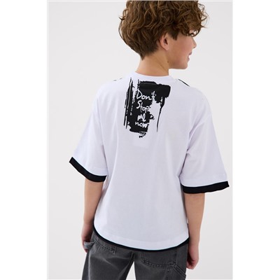 Фуфайка трикотажная для мальчиков (футболка) PLAYTODAY, 1240290