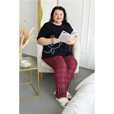 Пижама с брюками больших размеров Мишка НАТАЛИ, 1197424