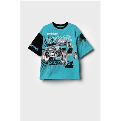 Фуфайка трикотажная для мальчиков (футболка) PLAYTODAY, 1239844