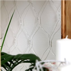 УЦЕНКА Гирлянда «Сеть» 1.6×1.6 м, IP20, прозрачная нить, 144 LED, свечение мульти, 8 режимов, 220 В