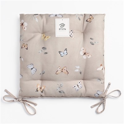 Подушка Этель Butterflies 42×42 см, 100% хл, рогожка 186 г/м²