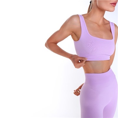 Топ спортивный женский Little Secret, лиловый, размер 42 (S)