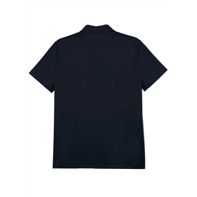 Сорочка текстильная для мальчиков (regular fit) тёмно-синий,белый,красный