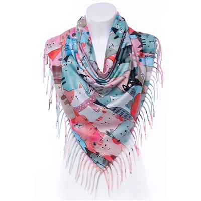 Платок CY2593-1 Кошки