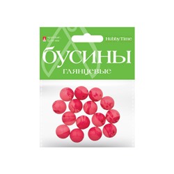 Бусины круглые ГЛЯНЦЕВЫЕ 16 мм 10 цв. 2-584/05 Альт
