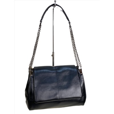 Женская сумка из искусственной кожи, цвет черный