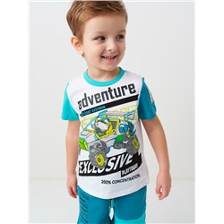 Комплект трикотажный для мальчиков: фуфайка (футболка), шорты