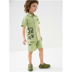 Комплект текстильный для мальчиков: рубашка, шорты