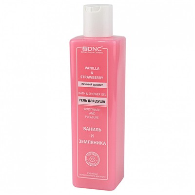 DNC Ароматный гель для душа Ванилин и земляника 250мл до 03.2026
