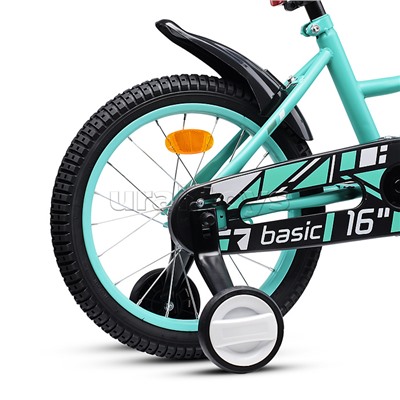 Велосипед 16" Rocket Basic, цвет бирюзовый