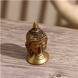 Сувенир «Голова Будды», 5.5 см, латунь