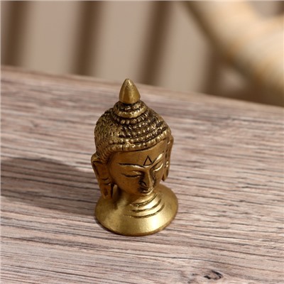 Сувенир «Голова Будды», 5.5 см, латунь