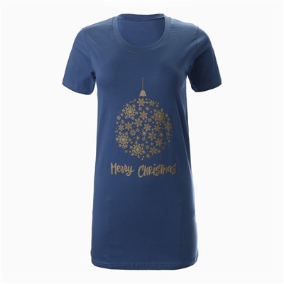 Туника женская, синяя, размер 46