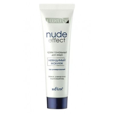 Крем Тональный Невидимый макияж LUXURY Nude Effect Универсальный 30мл