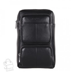 Рюкзак мужской кожаный 2083BSH black Heanbag
