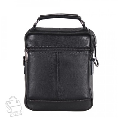 Сумка мужская кожаная 67712Z black Zinimxs