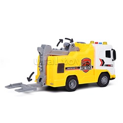 Машина "Инжинерная" 1:20 (свет, звук) в коробке (желтый)