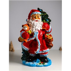 УЦЕНКА Фигура "Дед мороз" 52х32х26,5 см, красный