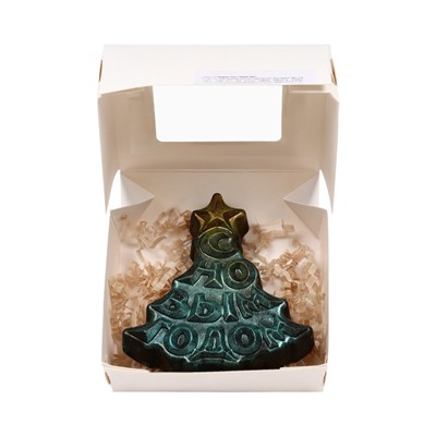 Шоколадная фигурка «Елка С Новым годом», кондитерская глазурь, 85 г