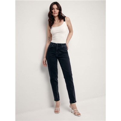 Джинсы женские CONTE Джинсы mom fit с вытачками по низу CON-449