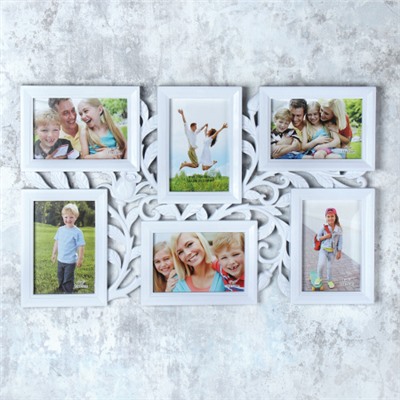 Фоторамка коллаж 52x32 см / F-01 /уп 24/ 6 фото
