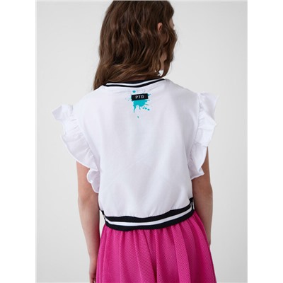 Джемпер трикотажный для девочек (футболка)