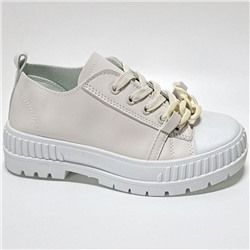 605-13 беж Кроссовки женские (36-40)/8