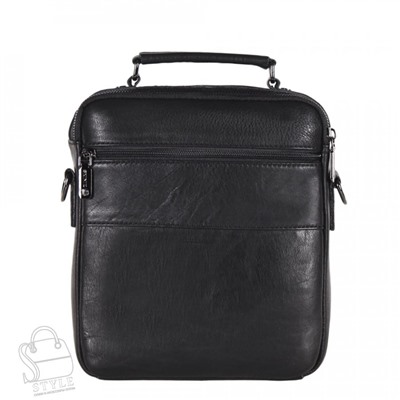 Сумка мужская кожаная 6803Z black Zinimsk