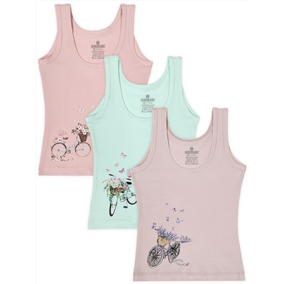 4844 Майка для девочки многоцвет (BAYKAR)