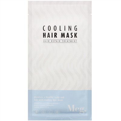 Meg Cosmetics, охлаждающая маска для волос, 1 шт., 40 г (1,41 унции)