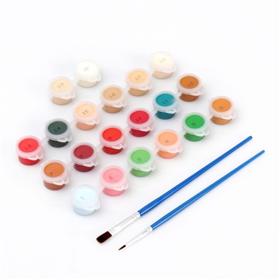 Картина по номерам на холсте с подрамником «Новый год! Рыжий кот с шариком», 20×30 см