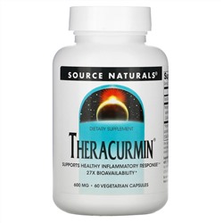 Source Naturals, Theracurmin, 600 мг, 60 вегетарианских капсул