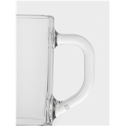Набор кружек Green tea, 200 мл, 4 шт., стекло, прозрачный