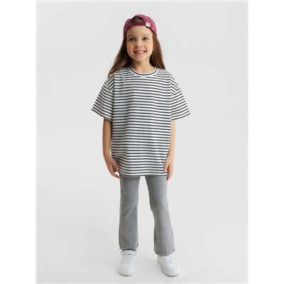 Брюки детские расклешенные KAFTAN, рост 130 см, серые