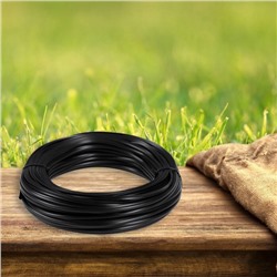 Ротанг искусственный гладкий 6 мм 100 м полутрубка (черный)
