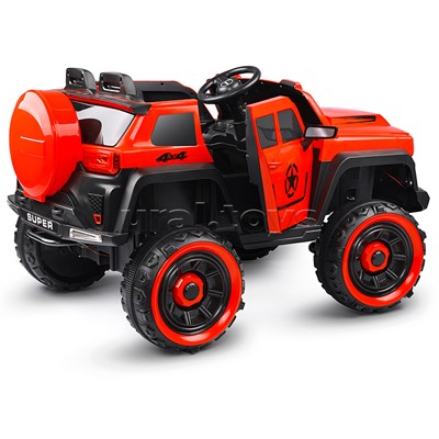 Электромобиль "Бархан" 12V7A с полным приводом, красный
