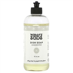 Molly's Suds, Средство для мытья посуды, без запаха, 480 мл