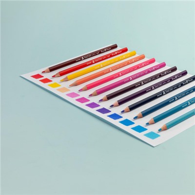 Карандаши 24цв "ЛЕГКИЙ ЦВЕТ/EASYCOLOR" 30-0032 Bruno Visconti