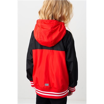 Куртка текстильная с полиуретановым покрытием для девочек (ветровка) PLAYTODAY, 1240551