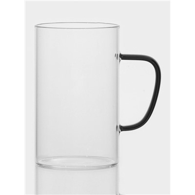 Кружка для заваривания, 550 мл, с металлическим ситом, стекло, прозрачная