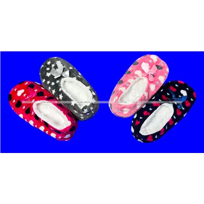 2 пары ПОДАРОЧНЫЙ НАБОР Носки-тапочки женские внутри с мехом