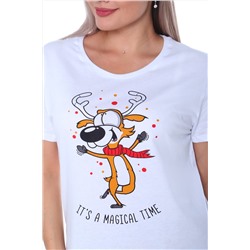 Пижама с шортами Олень 0-047