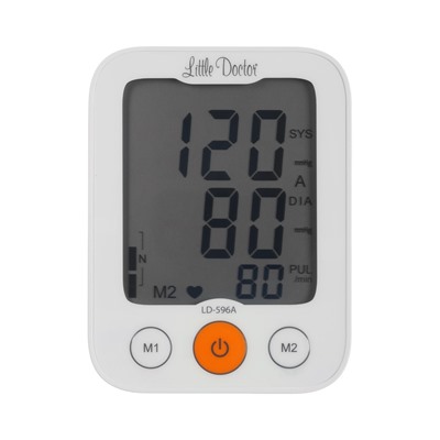 Тонометр Little Doctor LD 596 А, автомат, манжета 25-36 см, 2 блока памяти, с адаптером