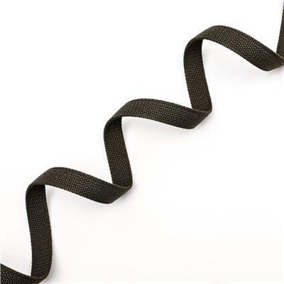 Брезентовый поводок, 3 м × 2 см, тёмно-зелёный