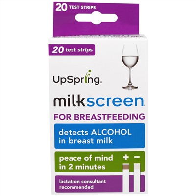 UpSpring, Milkscreen, 20 Пробных Полосок