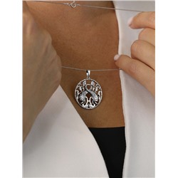 Подвеска из чернёного серебра - Рыбы 925 пробы П-0303о