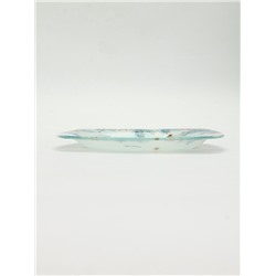 Тарелка новогодняя плоская «Снегирь», 20×20 см