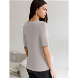 Джемпер  из премиального хлопка с эластаном