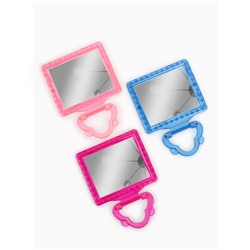 Зеркало настольное, с рамкой для фото, настенное, 14.3×17.5 см, (8.5×12 см), МИКС